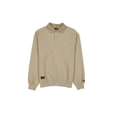New Era Cap Black Label Man-to-Man Oatmeal Collared Crewneck