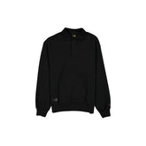 New Era Cap Black Label Man-to-Man Black Collared Crewneck