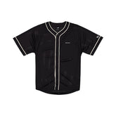 New Era Cap Baseball Mesh Black Jersey