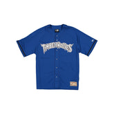 Minnesota Timberwolves Hardwood Classics Blue Button-Up T-Shirt