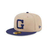Georgetown Hoyas Camel College Vault 59FIFTY Fitted Hat