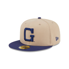 Georgetown Hoyas Camel College Vault 59FIFTY Fitted Hat