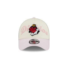 Diablos Rojos del México Stacked Wordmark 9FORTY A-Frame Snapback Hat