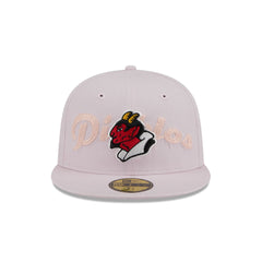 Diablos Rojos del México Stacked Wordmark 59FIFTY Fitted Hat