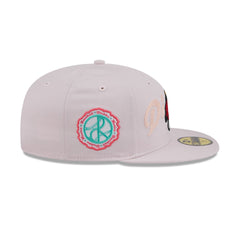 Diablos Rojos del México Stacked Wordmark 59FIFTY Fitted Hat