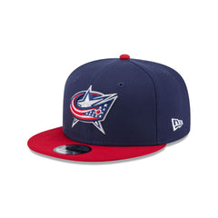 Columbus Blue Jackets Red Visor 9FIFTY Snapback Hat
