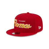Calgary Flames Script 9FIFTY Snapback Hat