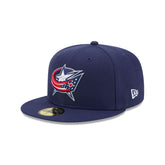 Columbus Blue Jackets Rear Wordmark 59FIFTY Fitted Hat