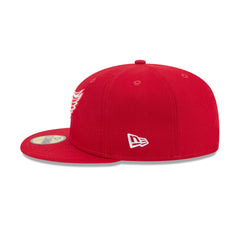 Detroit Red Wings Rear Wordmark 59FIFTY Fitted Hat
