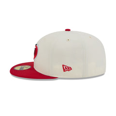 Carolina Hurricanes Chrome White 59FIFTY Fitted Hat