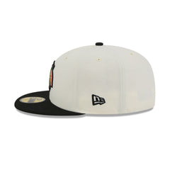 Chicago Blackhawks Chrome White 59FIFTY Fitted Hat