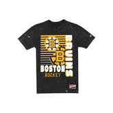 Boston Bruins Throwback Washed Black T-Shirt