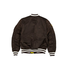 Alpha Industries x San Diego Padres Brown MA-1 Bomber Jacket
