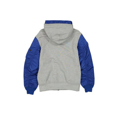 Alpha Industries x Buffalo Bills Historic Gray MA-1 Full Zip Fleece Jacket