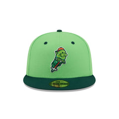 Hartford Yard Goats Theme Night Green 59FIFTY Fitted Hat