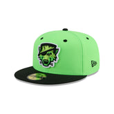 Erie SeaWolves Theme Night Green 59FIFTY Fitted Hat