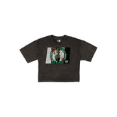 Boston Celtics Sport Night Black Cropped Women's T-Shirt