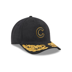 Alpha Industries x Chicago Cubs Black 9FORTY M-Crown A-Frame Snapback Hat