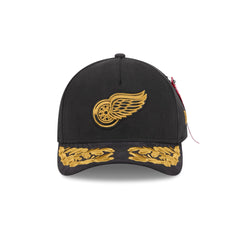 Alpha Industries x Detroit Red Wings Black 9FORTY M-Crown A-Frame Snapback Hat