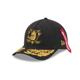 Alpha Industries x Anaheim Ducks Black 9FORTY M-Crown A-Frame Snapback Hat