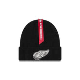 Alpha Industries x Detroit Red Wings Black Cuff Knit Hat