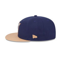 Columbus Blue Jackets Leather Visor 59FIFTY Fitted Hat