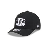Cincinnati Bengals Black & White 9FORTY M-Crown A-Frame Snapback Hat