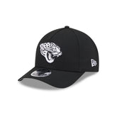 Jacksonville Jaguars Black & White 9FORTY M-Crown A-Frame Snapback Hat