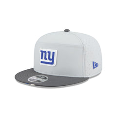 New York Giants 2025 Training Gray Split Panel 9FIFTY Snapback Hat