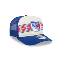 New York Rangers Banner 9FIFTY A-Frame Trucker Hat