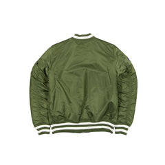 Alpha Industries x Los Angeles Dodgers Olive Green MA-1 Bomber Jacket