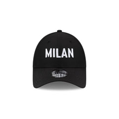 AC Milan Wordmark Black 9FORTY Adjustable Hat
