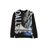 Dallas Mavericks 2025 City Edition Black Crewneck