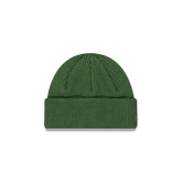 New Era Branded Cilantro Green Short Knit Beanie Hat