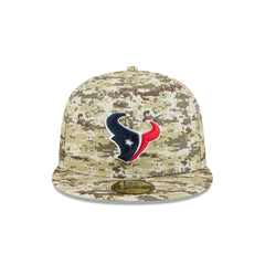 Houston Texans 2025 Salute to Service Fan Gear 59FIFTY Fitted Hat