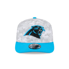 Carolina Panthers 2025 Salute to Service Fan Gear 9SEVENTY Stretch-Snap Hat