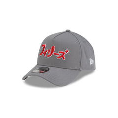 Hyperfly Katakana x Philadelphia Phillies Gray 9FORTY A-Frame Snapback Hat