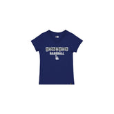 Los Angeles Dodgers Sequin Hearts Girls T-Shirt