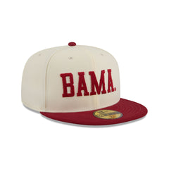 Alabama Crimson Tide Two Tone Stitch 59FIFTY Fitted Hat