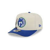 Minnesota Timberwolves 1989-1995 Hardwood Classics Chrome White 9FIFTY A-Frame Snapback Hat