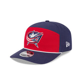 Columbus Blue Jackets Split Panel 9SEVENTY Stretch-Snap Hat