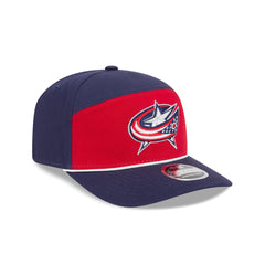 Columbus Blue Jackets Split Panel 9SEVENTY Stretch-Snap Hat