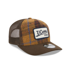 Connecticut Huskies Wool Plaid 9SEVENTY Trucker Hat