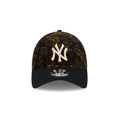 New York Yankees Three Looms Floral Corduroy 9TWENTY Adjustable Hat