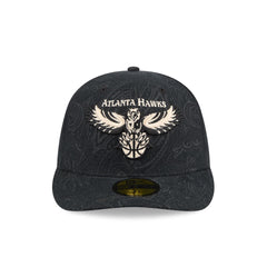 Atlanta Hawks Three Looms Brushed Cotton 59FIFTY Fitted Hat