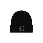 Chicago Cubs Cashmere Black Cuff Knit Hat