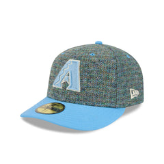 Arizona Diamondbacks Three Looms Tweedy Cotton Radiant Blue 59FIFTY Fitted Hat
