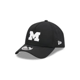 Michigan Wolverines Black 9FORTY APEX Snapback Hat