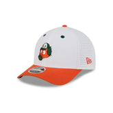 New Era x adidas Miami Hurricanes White Mascot 9FORTY M-Crown Snapback Hat