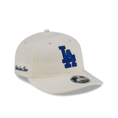 Aim�� Leon Dore Los Angeles Dodgers Chrome White Retro Crown 9FIFTY Strapback Hat